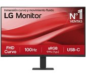 Monitor Curvo LG 27U421A-B 27"/ Full HD/ Negro