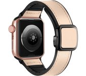 Silicone Strap For Apple Watch Ultra Band 46mm 49mm 44mm 45mm 42mm 41mm Leather Magnetic Bracelet For Apple IWatch 10 9 8 7 6 SE