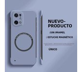 Ultra Thin Hard PC Magnetic Frameless Phone Case For Oppo Reno 5 6 8 Find X3 Neo Lite X5 Pro Wireless Charging Matte Color Cover
