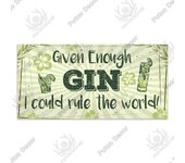 Putuo Decor-Gin Signs Wooden Wall Plaque, Wood Plaque for Door Hanging, Home Decor, Bar, Pub, Wall Decoration
