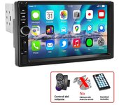Hippcron 7 Inch 1 Din Car Radio MP5 Multimedia Player Touch Screen FM ISO Power Aux Input Bluetooth USB Mirror Link Autoradio
