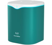 Humidificador de air, Difusor de Aroma ultrasónico con iluminación LED de Colores, Forma de jarrón, USB, 400 ml, humidificador eléctrico, aromaterapia para Oficina, salón, Muy silencioso, difusor de aceites.