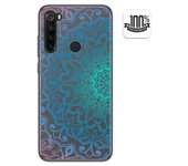 Tumundosmartphone Funda Gel Transparente para Xiaomi Redmi Note 8T diseño Mandala Dibujos