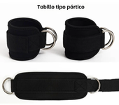 Fitness ankle loop, ankle buckle, leg muscle trainer, buttocks, leg straps, hook legs, gantry frame, tension rope accessories