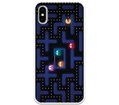 Funda compatible con iPhone X - XS - Laberinto Comecocos