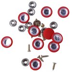 30/60Pcs Car Interior Roof Buckles Headliner Ceiling Cloth Fixing Screw Care Fabric Buckle Rivets Retainer Cap Repair Automotive