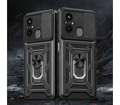 For Xiaomi Redmi 12C 13C 10C 9C NFC Camera Shockproof Armor Case For Redmi 11A 10A 9A 9AT Car Magnetic Holder Ring Protect Cover