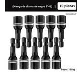10 PC Chrome Vanadium Steel Reducer Sleeve Wrench Adapter Spanner Set Converter Ratchet Wrench Socket