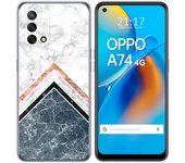 Tumundosmartphone Funda Gel Tpu para Oppo A74 4G diseño Mármol 05 Dibujos