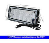 Led UV Floodlight 110V 220V 50W 100W Party Light 395nm 400nm IP65 Waterproof Ultraviolet Fluorescent Stage Lamp with US/EU Plug