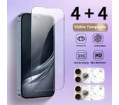8IN1 Ultra Clear Screen Protector For iPhone 16 15 14 13 12 Pro Max Camera Lens Tempered Glass For iPhone 12 13 Mini 16 15 Plus