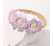 Cute Flowers Headband for Baby Girls Elastic Soft Newborns Butterfly Bows Hair Band Infant Hair Accessories Wholesale