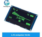 2.42" 2.42 inch LCD Screen White Yellow 128x64 OLED Display Module IIC I2C SPI Serial for C51 SPD0301