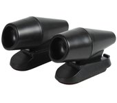 2Pcs Ultrasonic Animal Repeller Saving Wind Whistle Car Motorcycle Deer Warning Repeller Black Whistles