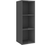 vidaXL Mueble de pared para TV madera contrachapada 37x37x107cm, Mueble de Salon, Mueble TV, Mueble TV salon, Mesa de TV, Mueble tele