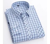 Men's Fashion Striped Long-sleeved Dress Shirts Korean New Brand Model Slim Youth Color Shirt Casual Plaid Campus Man Clothes