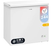 Congelador 2 en 1 Blanco 244L | UNIVERSALBLUE