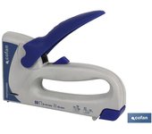 COFAN - Grapadora y clavadora manual | Para grapas nº 53 de 6, 8, 10, 12 y 14 mm de longitud | Clavos de M15 y W15 de 15 mm