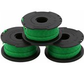Paquete de 3 piezas de cortacésped SF-080-BKP/90583594 Bobina de cuerda batidora de cabezal de carrete de repuesto