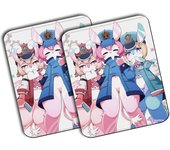 MERCHANDMANIA PACK 2 ALFOMBRILLAS GRANDES melusina melusinas fanart anime cute mousepad raton videojuego pc