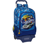 mochila con carro HOT WHEELS "SONNY" 32X42X14 CM (Safta 612438313)