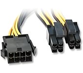 Lindy Cable de alimentación – 4 Pines ATX12V (M) – Alimentación PCI Express 8 Pines (W), 33163