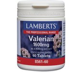 Lamberts Suplemento Natural Valeriana 1600 Mg - Extracto 4:1 - Alta Potencia