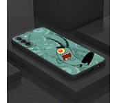 Black Case for Samsung Galaxy S23 S21 Ultra 5G S20 FE S10 S22 Plus Note 20 10 Lite Phone Soft Cover Cartoon Friend Sponge-Bobs