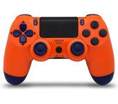 IMATICA LOS PALACIOS Mando Inalámbrico PS4 con Vibración Táctil y Touchpad Naranja