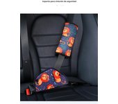 Car Seat Belt Pad Adjustment Holder Cartoon Seatbelt Padding Cover for Child Kids Anti-Neck Safety Positioner Shoulder Pad Set