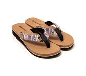 BRASILERAS Chanclas de playa de mujer con suela de goma
