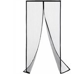 JOWY Mosquitera magnética para Puerta Negra y Blanca, varias Medidas, Cortina antimosquito de Malla, Cierre automático con imanes, Mantiene el Aire Fresco (90 * 210cm, Blanco)