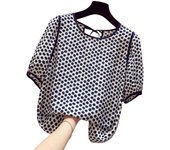 2024 Summer Women Blouse ZANZEA Elegant Half Sleeve Shirt Polka Dots Printed Holiday Tops Bohemain Casual Loose Blusas Chemise