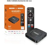 KANAVI Amlogic S905W2 Android 13 Set Top Box 8K Ultra HD Google Assistant  4GB RAM 128GB ROM Netflix Multi Language Media Player