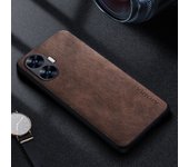 Premium Luxury leather Phone Case for Realme C55 C35 C33 C31 C30 Retro Business Style Solid color cover funda