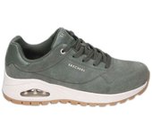 Zapatillas Skechers Uno Rugged-Chillproof para mujer en color verde