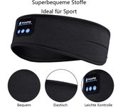 Bluetooth 5.2 sleep headphones, sleep strinband headphones sleeping mask, wireless music headphones sleeping headband for sports training