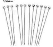 Stainless Steel Cocktail Picks, Fruit Sticks,Toothpicks for Party Bar, Drink Stirring Sticks, Martini Picks, Party Tools