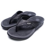 YRZL Men's Flip Flops Massage Granule Men Slippers Comfortable Beach Sandals Men Casual Shoes House Flip Flops Bathroom Shoes