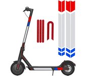 Pegatina reflectante de scooter Calcomanías reflectantes impermeables Pegatinas laterales de película reflectante de noche decorativa Set de estilo para accesorios de scooter eléctrico Xiaomi Mijia M365
