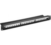 Microconnect Panel de Parcheo CAT6 de 24 Puertos de 19 Pulgadas