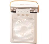 Ventilador de Aire Acondicionado Portátil USB Recargable - 3 Modos de Niebla