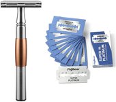 Aluminum Alloy Handle Double-Edged Safety Razor for Men and Women
