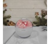 2025 New USB Power Cord Mini Simulated Flower Air Humidifier Aroma Diffuser Essential Oil Diffuser With Warm Night Lights