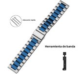 20mm 22mm 18mm 24mm Starlight Stainless Steel Watch Band Strap For Samsung Galaxy Watch 3 4 5 Pro 40mm 44mm 42mm 46mm Active2