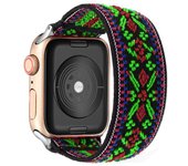 Scrunchie Strap for Apple watch band 40mm 44mm 42mm 45mm 41mm 49mm Elastic solo loop bracelet iWatch series 3 se 6 7 8 9 ultra 2