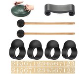9pcs/Set Steel Tongue Drum Finger Picks Drumstick Finger Sleeves Handpan Percussion Drumsticks Stick Tongue Drum Accessories