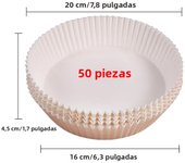 50/100Pcs Air Fryer Disposable Paper Non-Stick Airfryer Baking Papers Round Air-Fryer Paper Liners Paper Kitchen Accessories