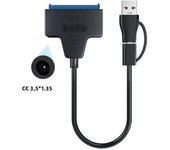 Cable USB 3.0 a SATA III De Alta Velocidad 6Gbps Adaptador De 22 Pinos Para Disco Duro SSD 2.5 Pulgadas Soporte Para HDD SATA Cables De PC Hardware