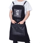 Black Salons Hairdressing Cape for Hair Cutting Apron Oxford Buga Barber Pocket Hair Cutting Dyeing Cape Hairdresser